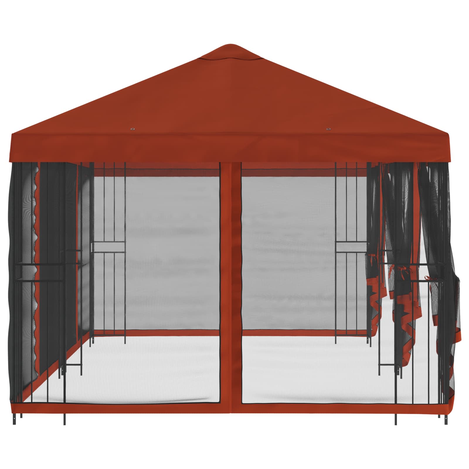 6 x 3 m Terrakotta Polyester und Stahl 190