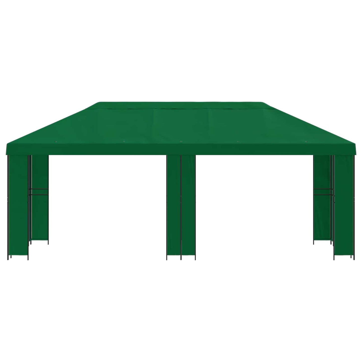 Garten Pavillon 6 x 3 m Grün Polyester und Stahl 190 gsm