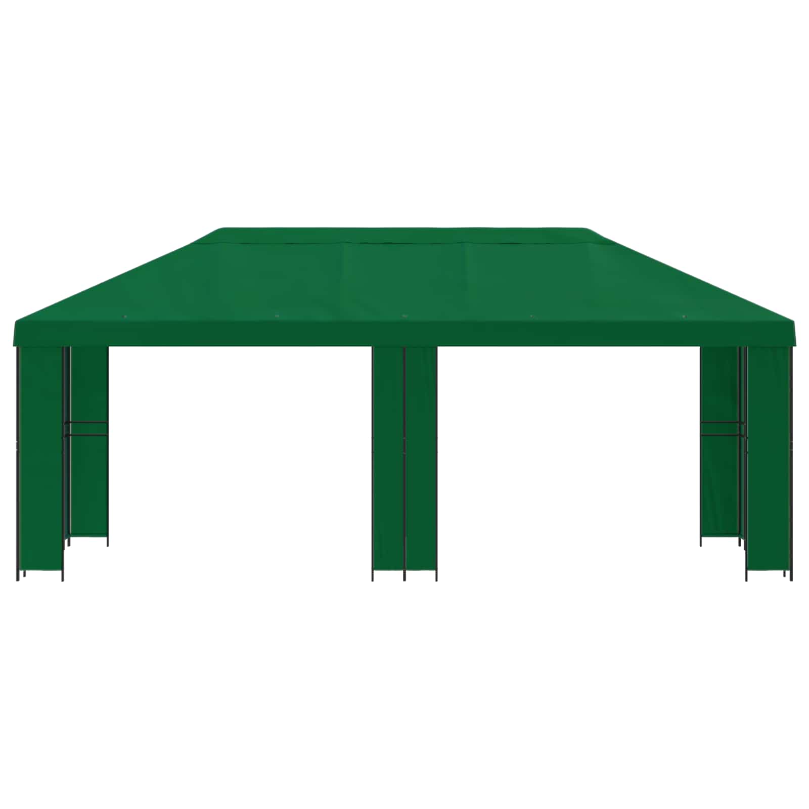 Garten Pavillon 6 x 3 m Grün Polyester und Stahl 190 gsm