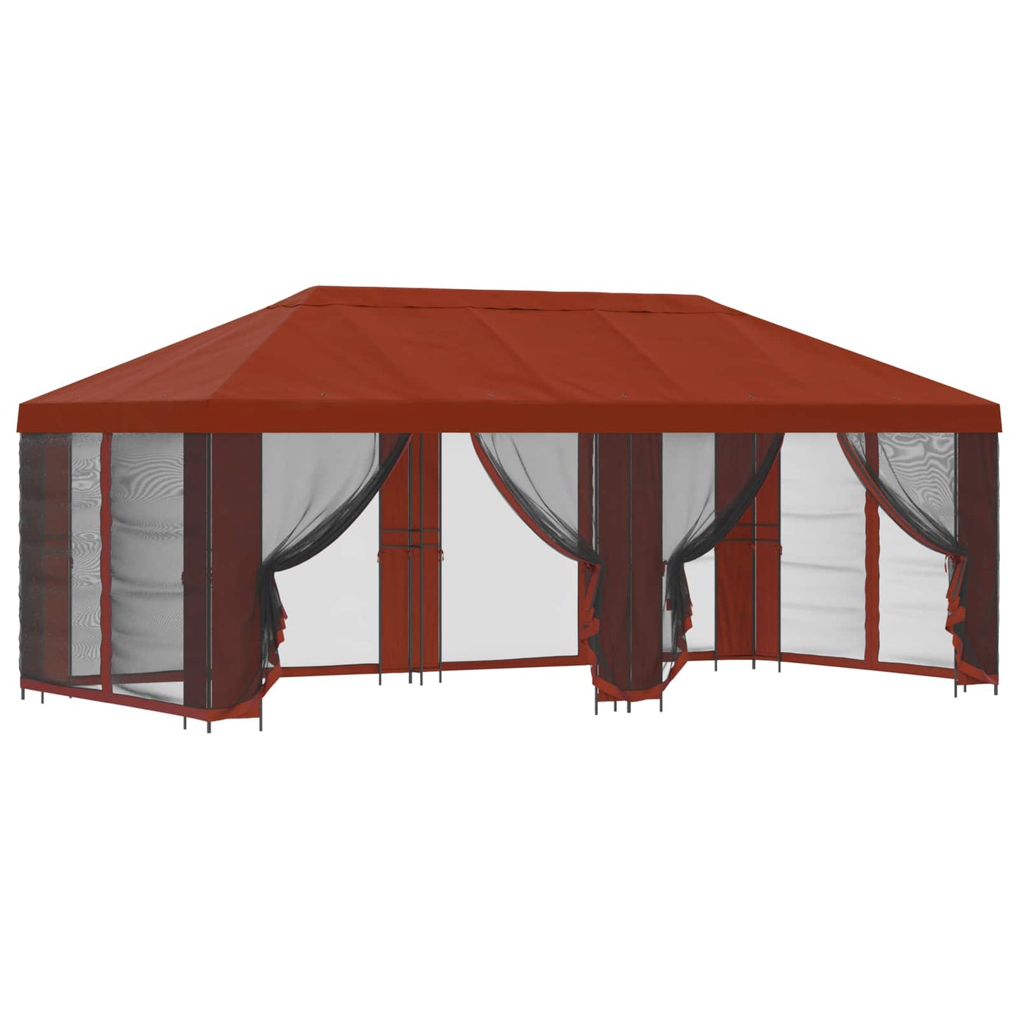 6 x 3 m Terrakotta Polyester und Stahl 190