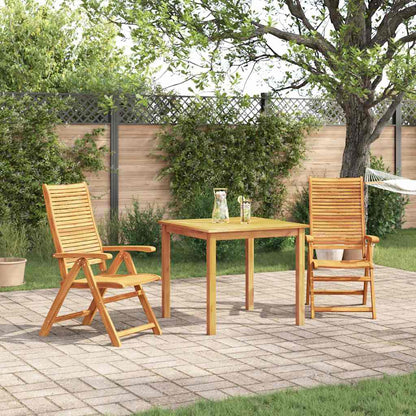 Garten Essgruppe 3 stk. Braun Massivholz Akazie
