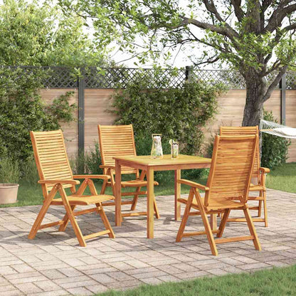 Garten Essgruppe 5 stk. Braun Massivholz Akazie