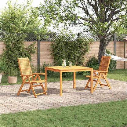 Garten Essgruppe 3 stk. Braun Massivholz Akazie