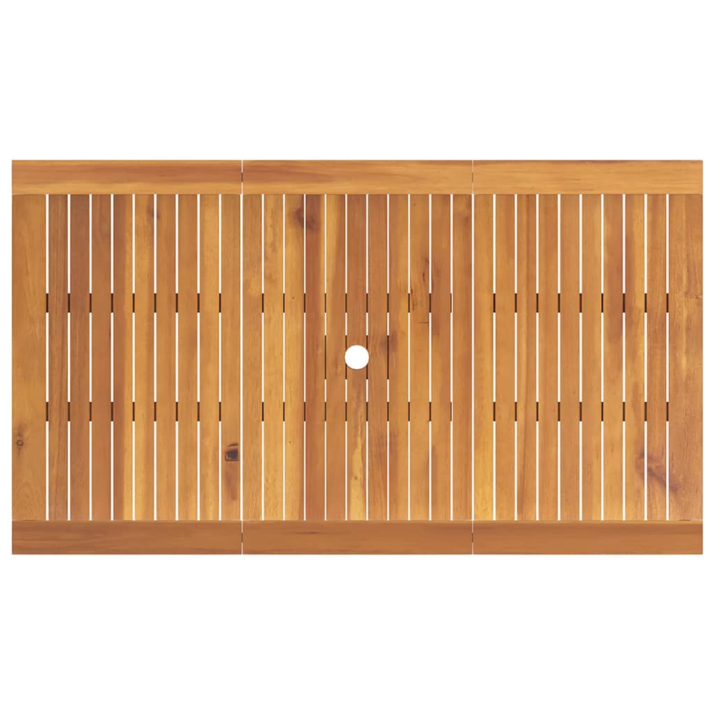 Garten Essgruppe 5 pcs Braun Massivholz Akazie