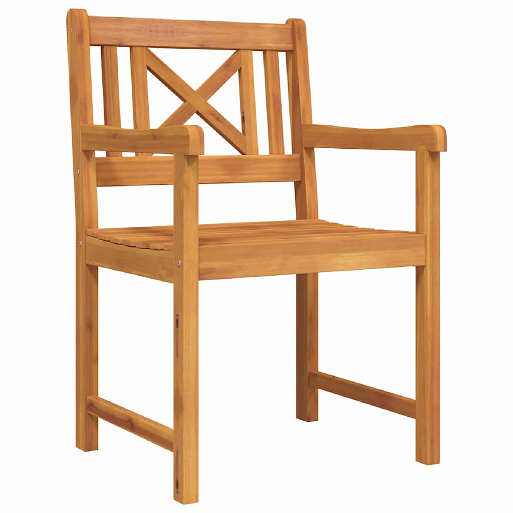 Garten Essgruppe 9 stk. Braun Massivholz Akazie