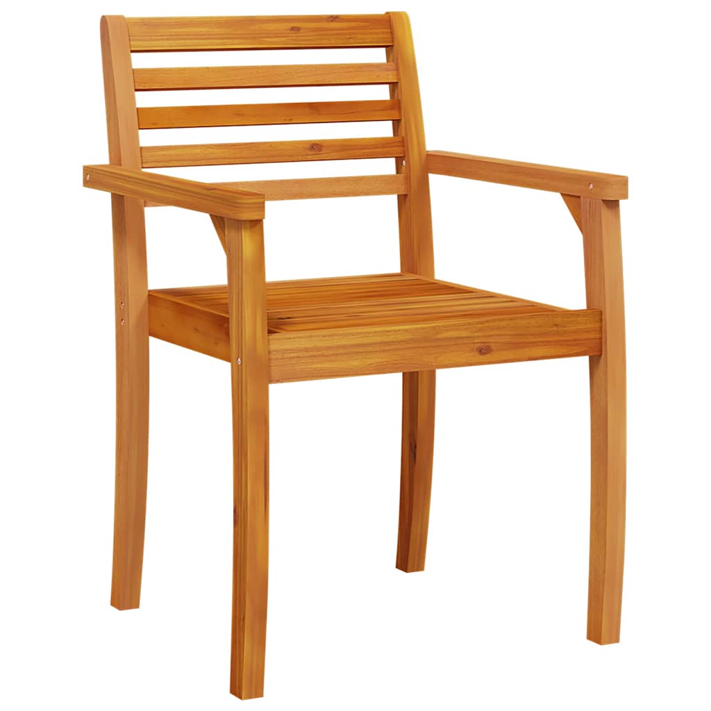 Garten Essgruppe 3 stk. Braun Massivholz Akazie