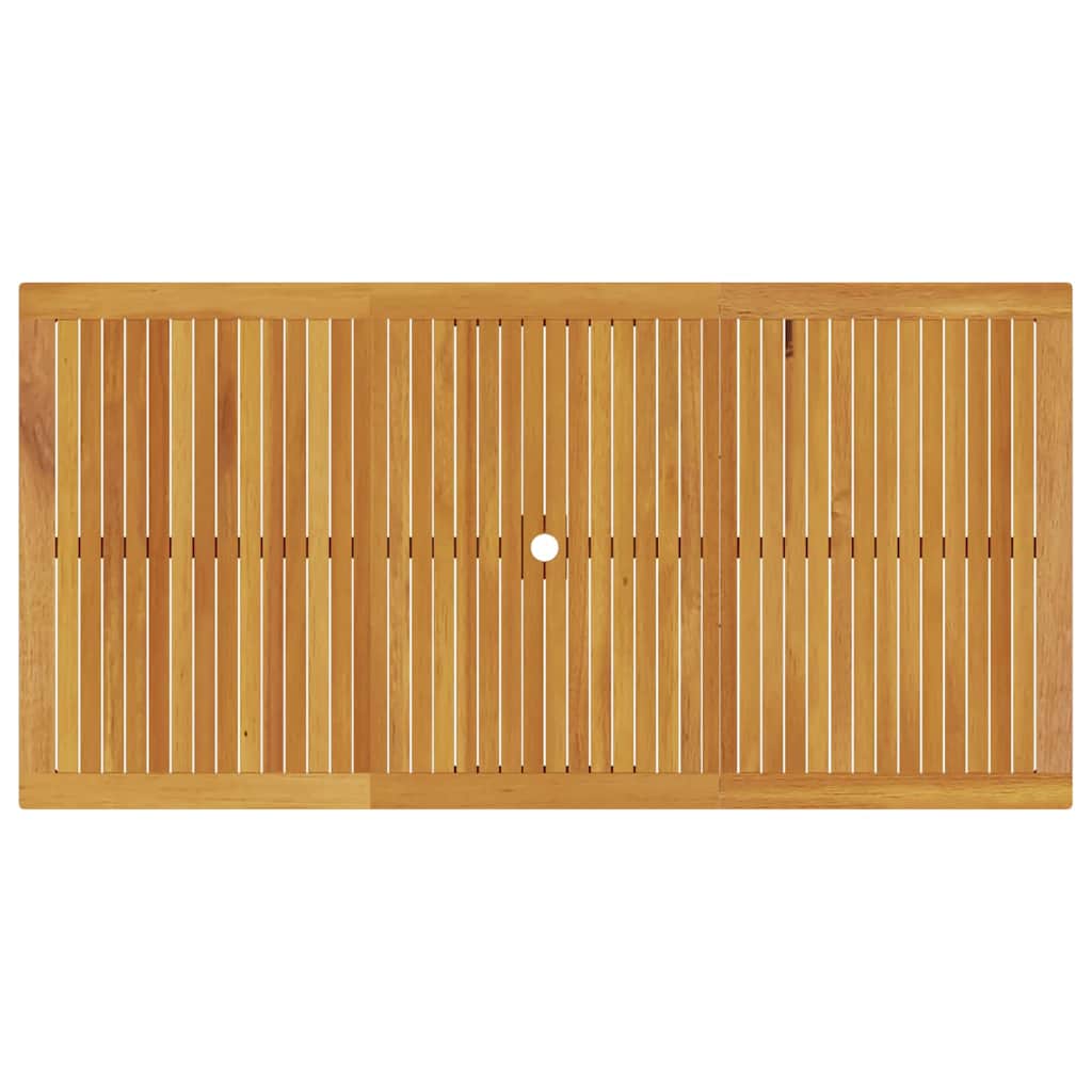 Garten Essgruppe 7 stk. Braun Massivholz Akazie