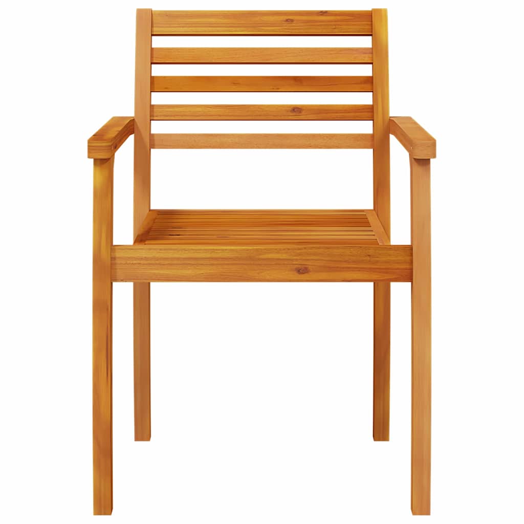 Garten Essgruppe 7 stk. Braun Massivholz Akazie