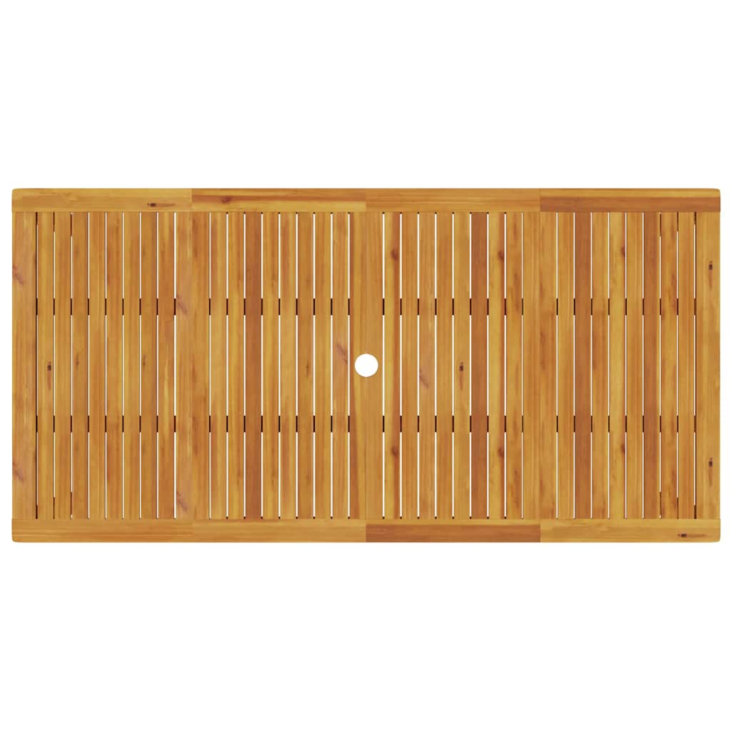 Garten Essgruppe 7 stk. Braun Massivholz Akazie