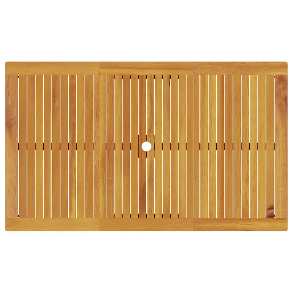 Garten Essgruppe 5 stk. Braun Massivholz Akazie