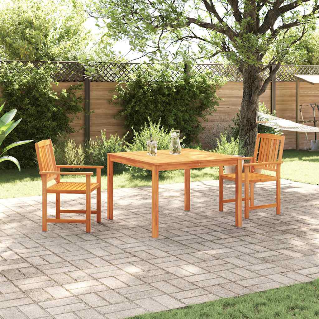 Garten Essgruppe 3 stk. Braun Massivholz Akazie