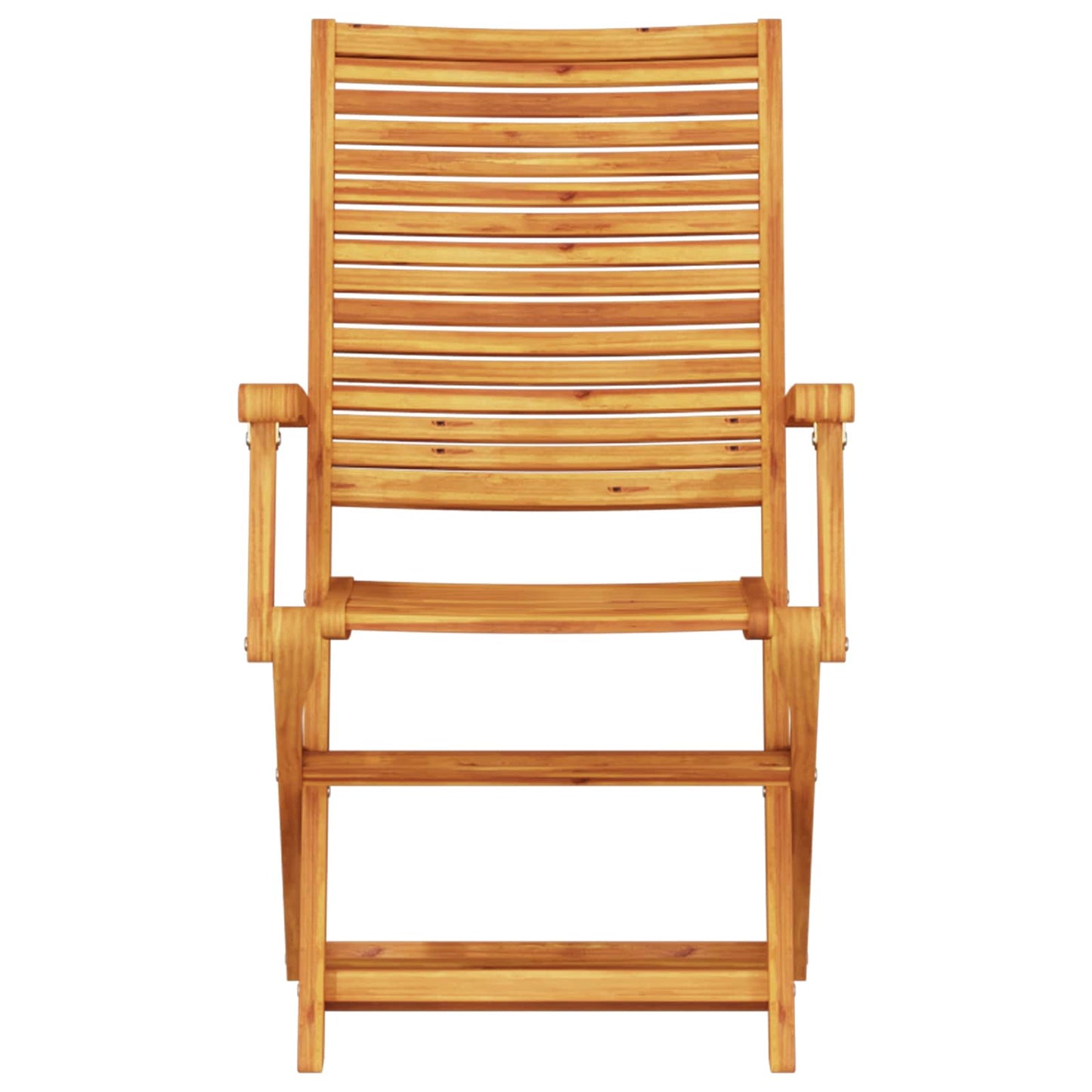 Klapp Bistro Set 3 stk. Braun Massivholz Akazie