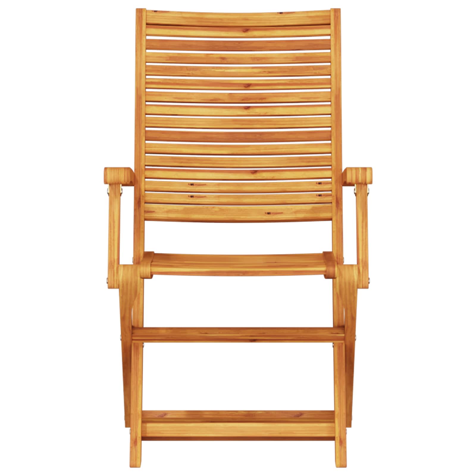 Klapp Bistro Set 3 stk. Braun Massivholz Akazie