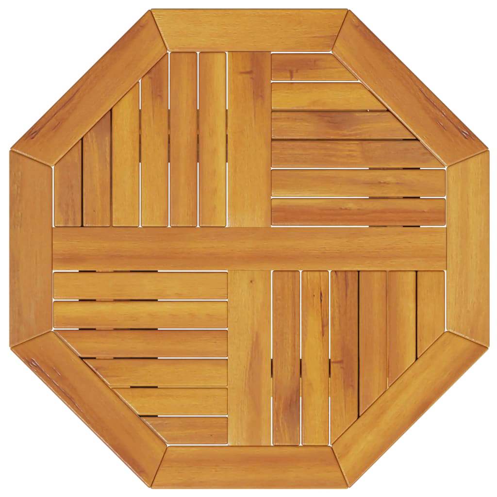 Klapp Bistro Set 3 stk. Braun Massivholz Akazie