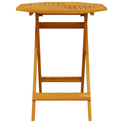 Klapp Bistro Set 3 stk. Braun Massivholz Akazie