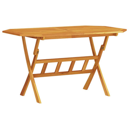 Garten Essgruppe 7 stk. Braun Massivholz Akazie