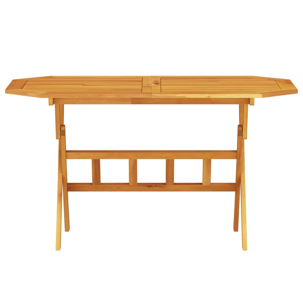 Garten Essgruppe 7 stk. Braun Massivholz Akazie