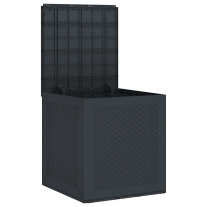 Aufbewahrungsbox Anthrazit 55 x 53 x 57 cm Polypropylen