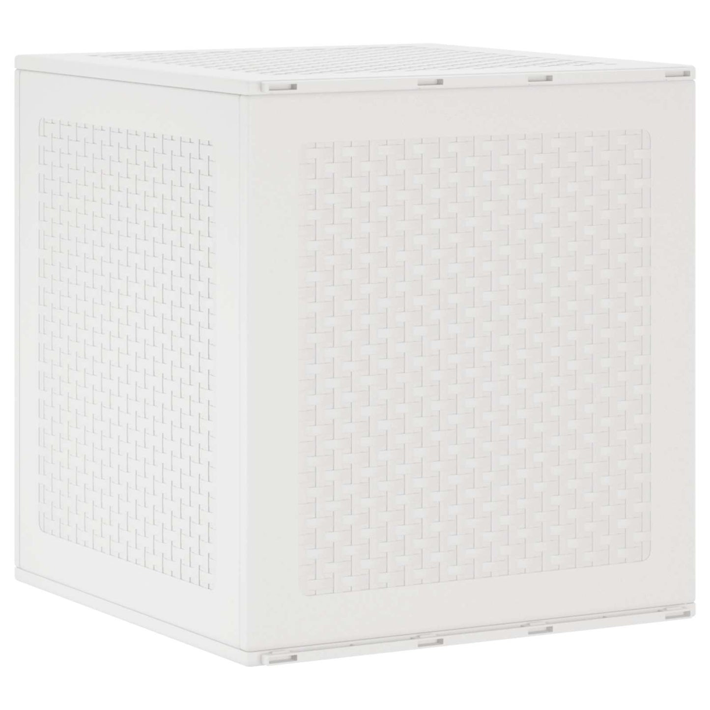 Aufbewahrungsbox mit Speicher Weiß 55 x 53 x 57 cm Polypropylen