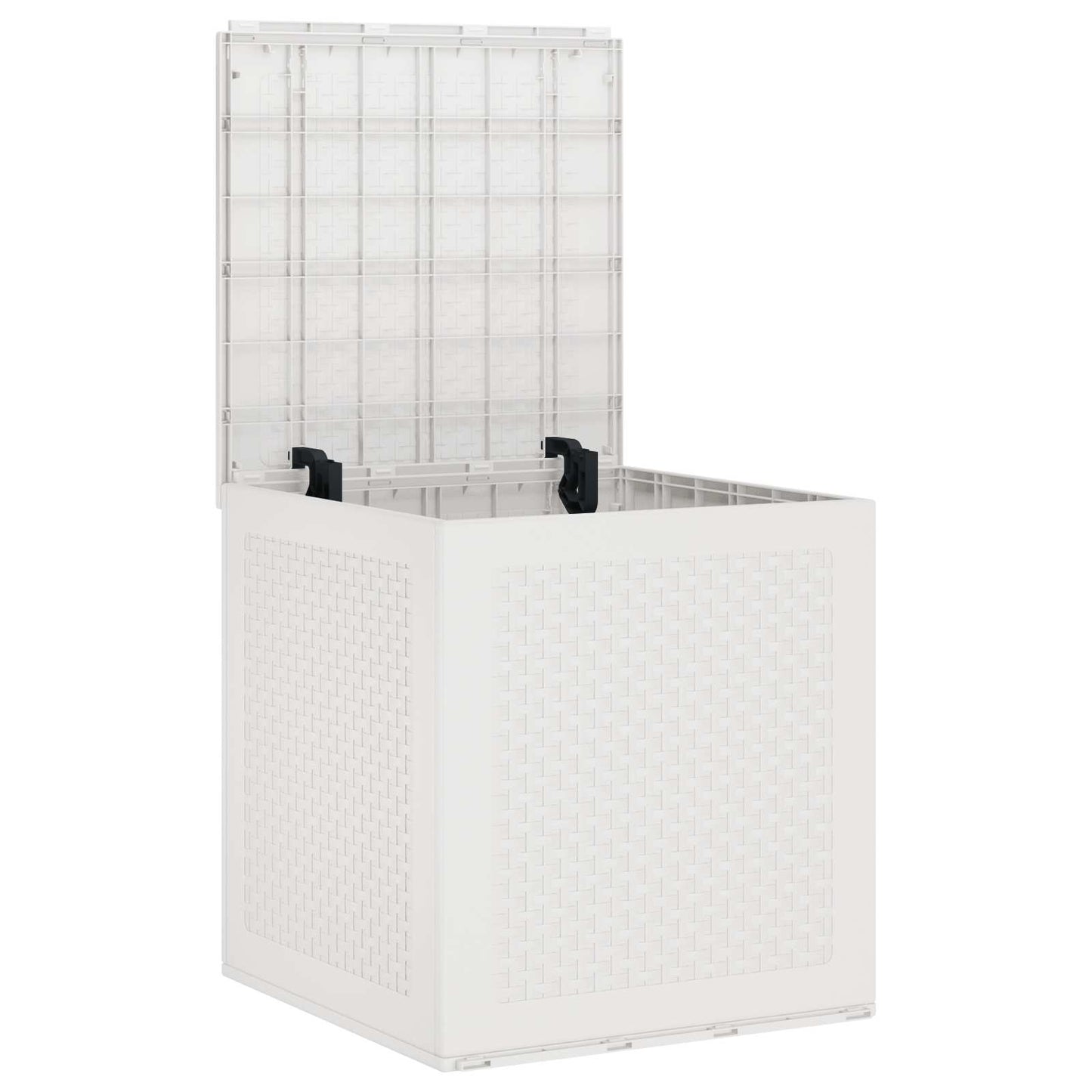 Aufbewahrungsbox mit Speicher Weiß 55 x 53 x 57 cm Polypropylen