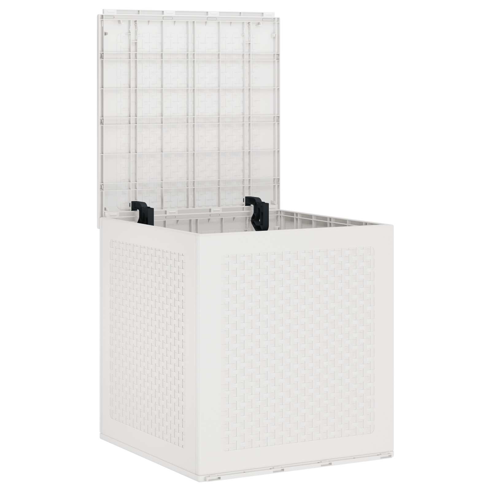 Aufbewahrungsbox mit Speicher Weiß 55 x 53 x 57 cm Polypropylen