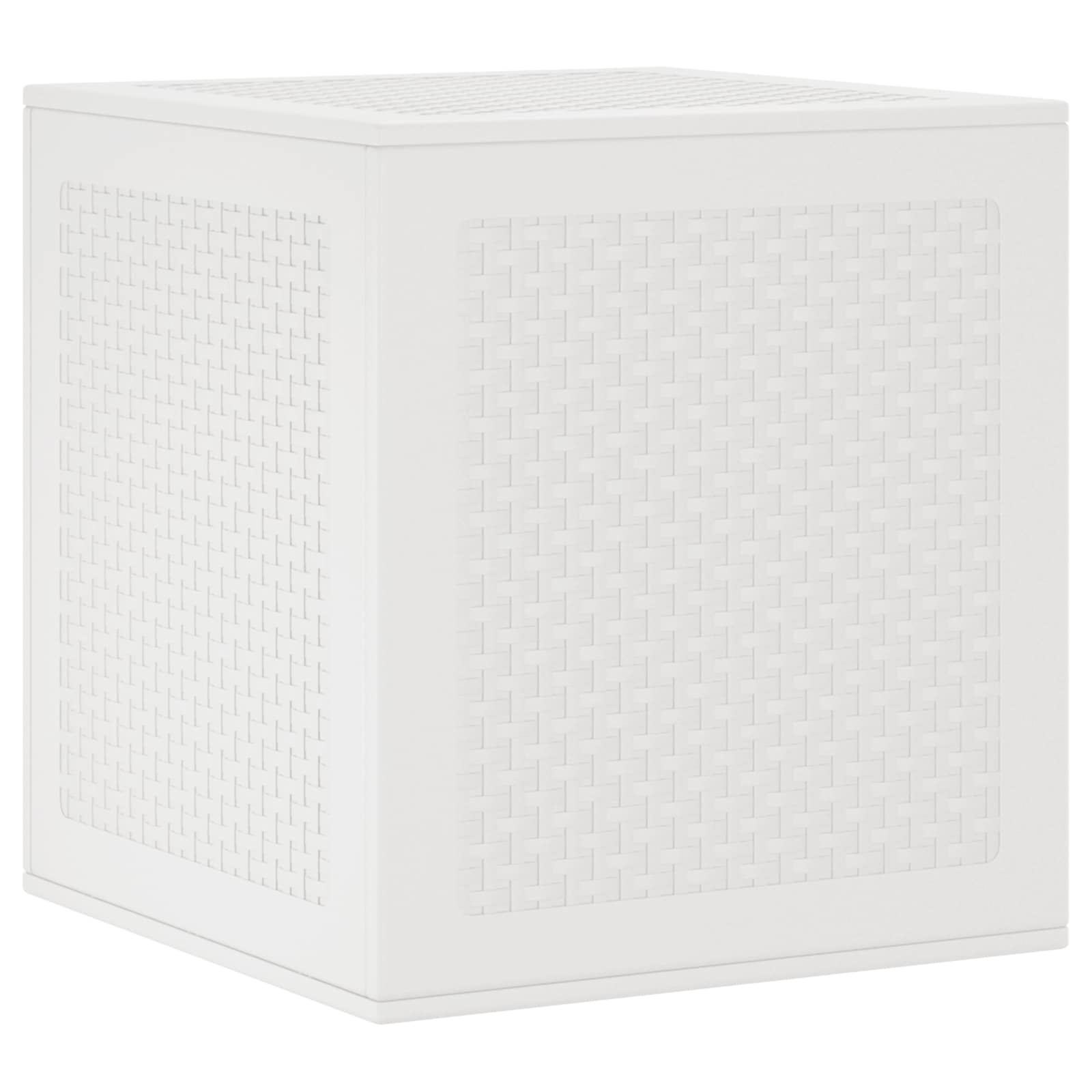 Aufbewahrungsbox mit Speicher Weiß 55 x 53 x 57 cm Polypropylen
