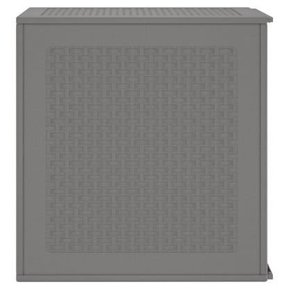 Aufbewahrungsbox Hellgrau 55 x 53 x 57 cm Polypropylen