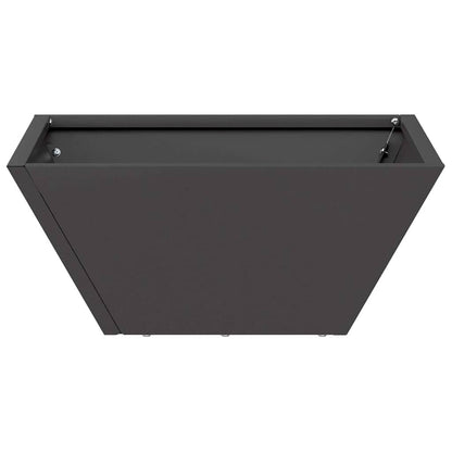 Garten-Pflanzgefäß 5 Stk. Schwarz 35 x 35 x 15 cm