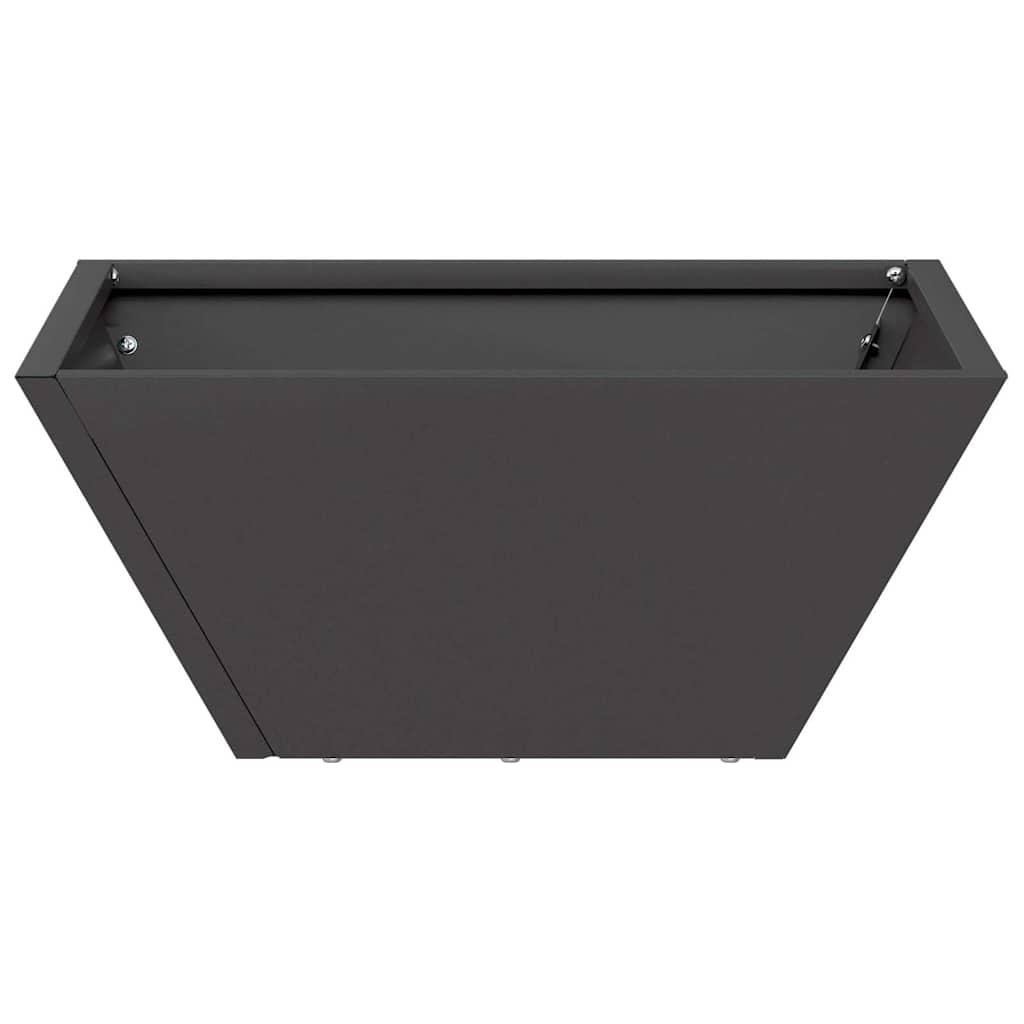 Garten-Pflanzgefäß 5 Stk. Schwarz 35 x 35 x 15 cm