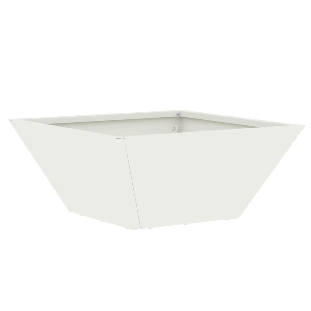 Garten-Pflanzgefäß 5 Stk. Weiß 35 x 35 x 15 cm