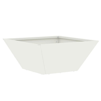 Garten-Pflanzgefäß 5 Stk. Weiß 35 x 35 x 15 cm
