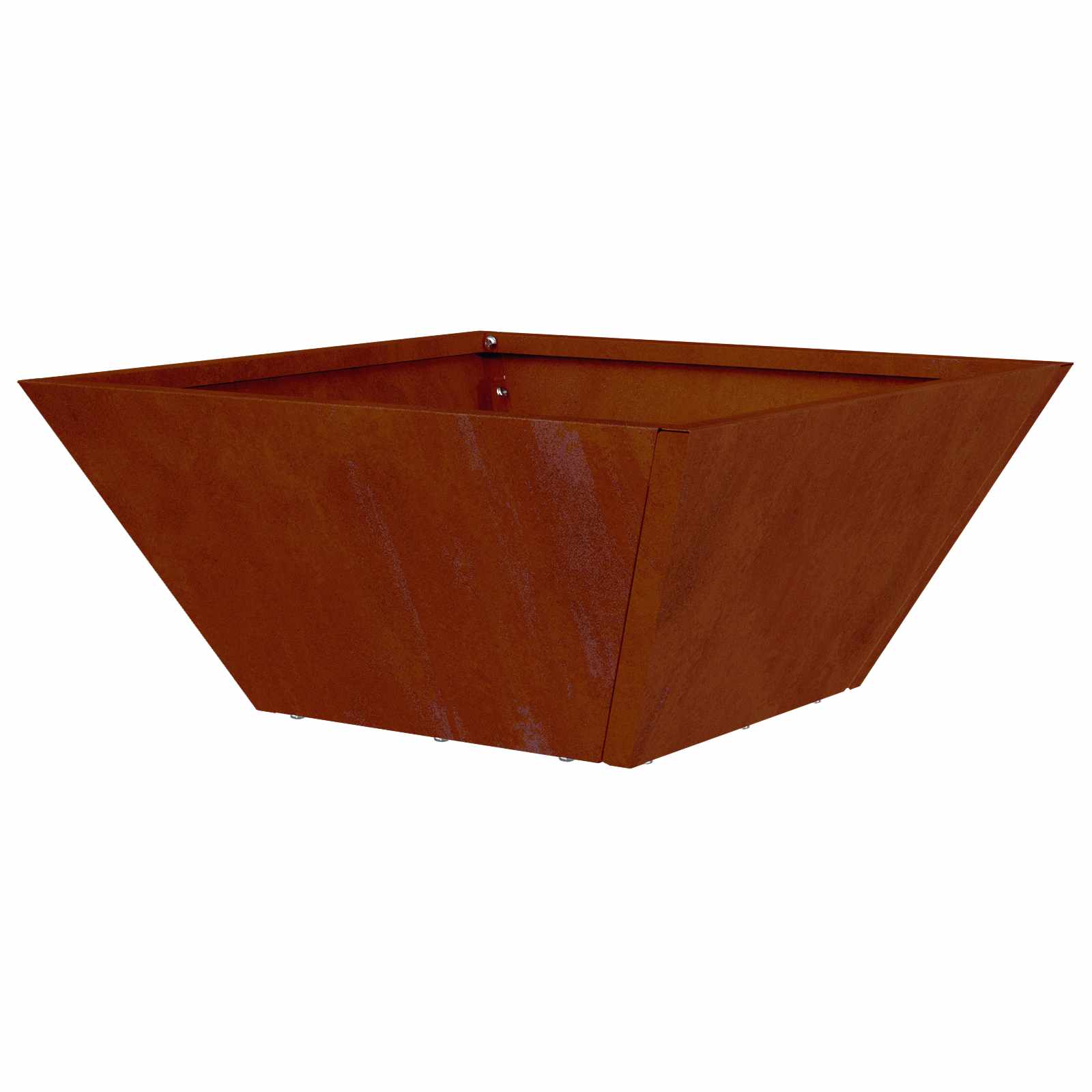 Garten-Pflanzgefäß 5 Stk. Rostoptik 35 x 35 x 15 cm