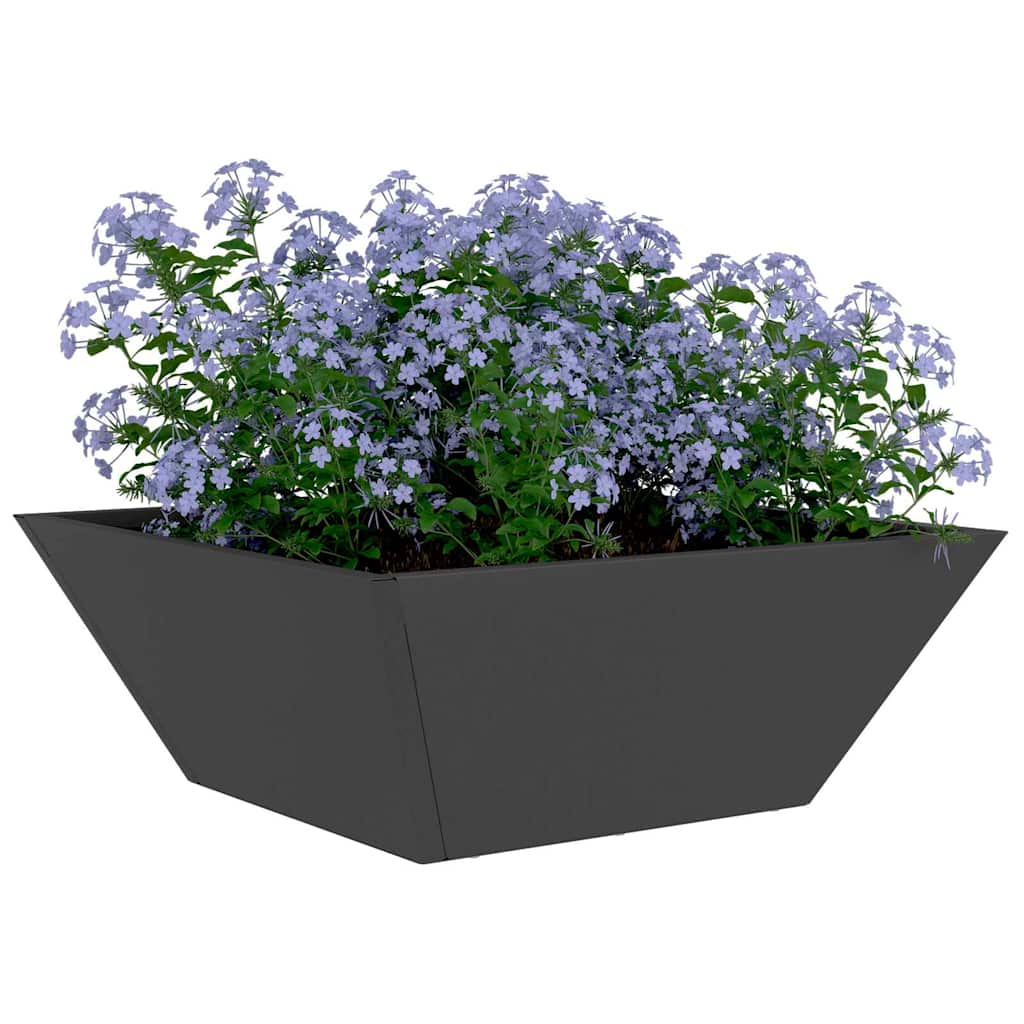 Garten-Pflanzgefäß 5 Stk. Schwarz 40 x 40 x 15 cm