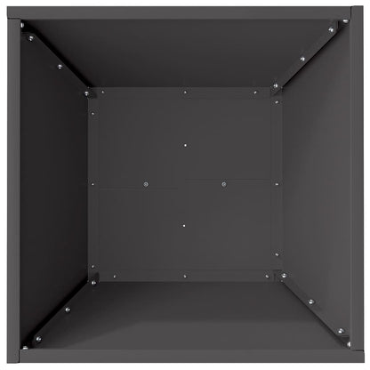 Garten-Pflanzgefäß 5 Stk. Schwarz 40 x 40 x 15 cm