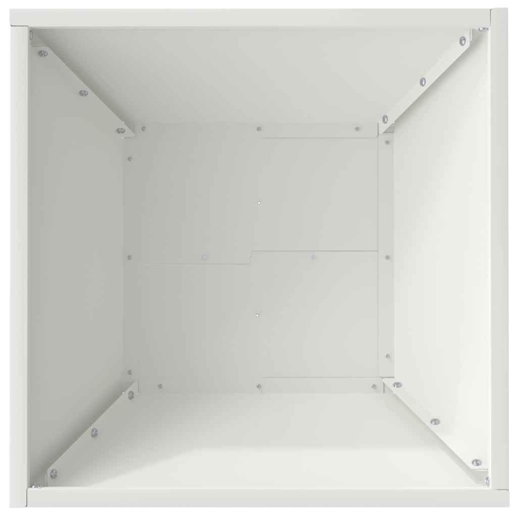 Garten-Pflanzgefäß 5 Stk. Weiß 40 x 40 x 15 cm