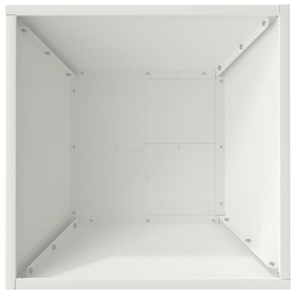 Garten-Pflanzgefäß 5 Stk. Weiß 40 x 40 x 15 cm
