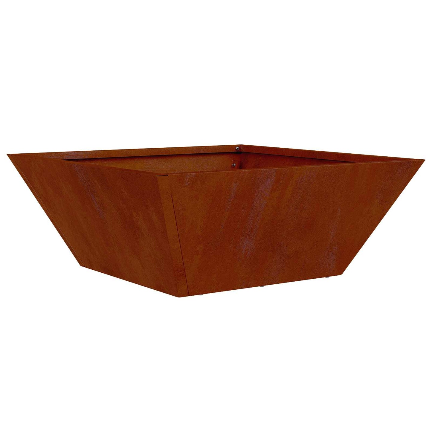 Garten-Pflanzgefäß 5 Stk. Rostoptik 40 x 40 x 15 cm