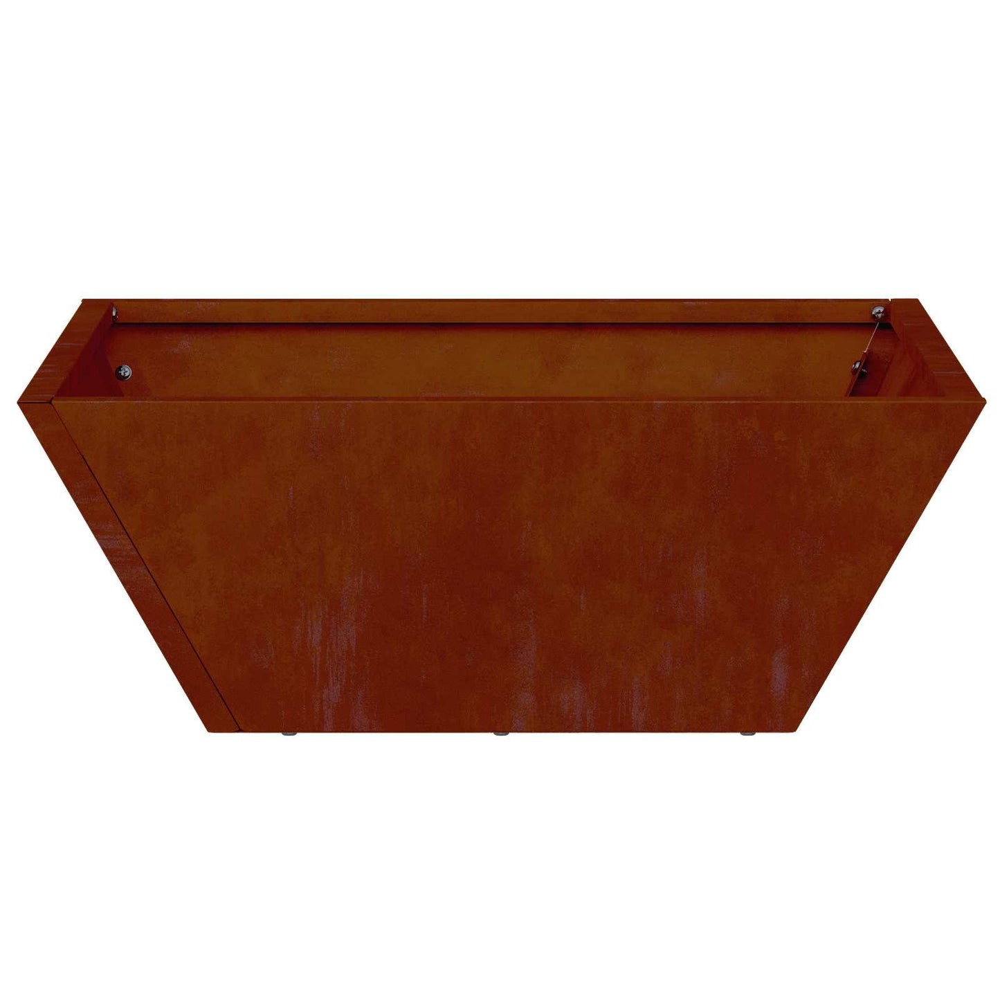 Garten-Pflanzgefäß 5 Stk. Rostoptik 40 x 40 x 15 cm