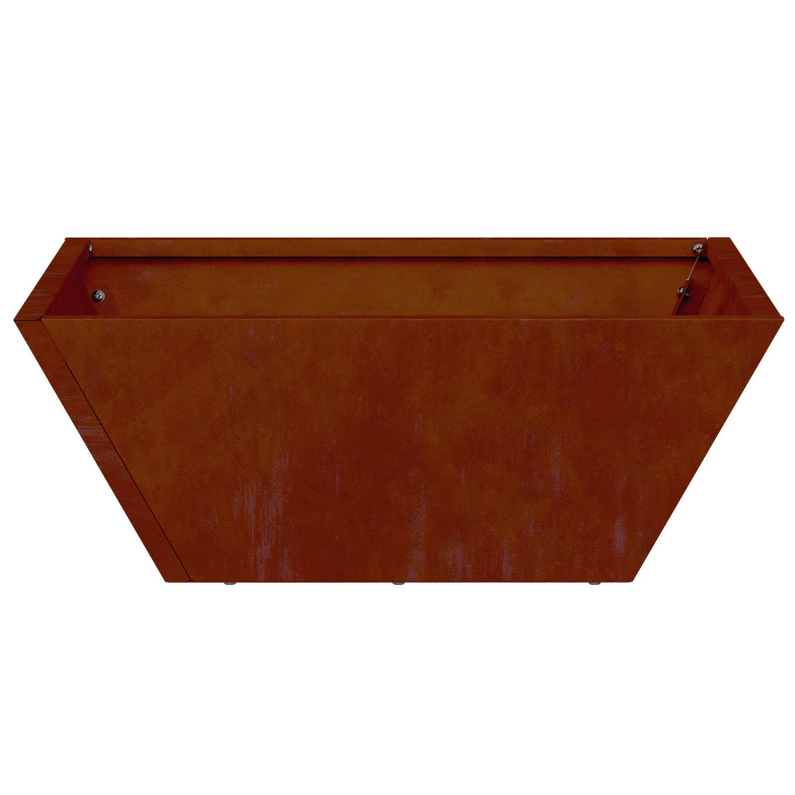 Garten-Pflanzgefäß 5 Stk. Rostoptik 40 x 40 x 15 cm