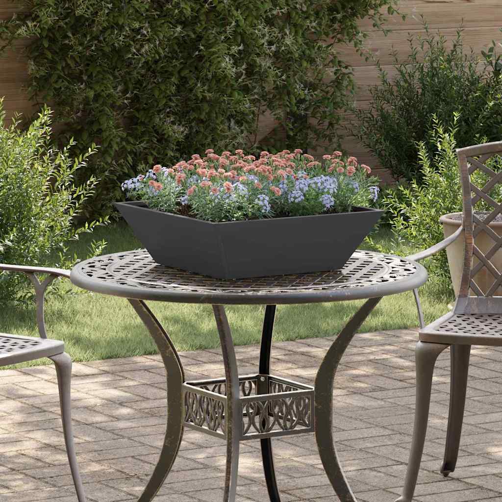 Garten-Pflanzgefäß 5 Stk. Schwarz 50 x 50 x 15 cm