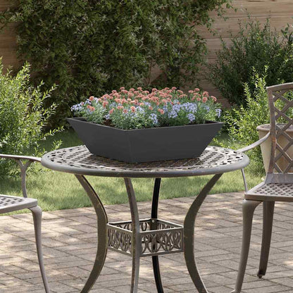 Garten-Pflanzgefäß 5 Stk. Schwarz 50 x 50 x 15 cm