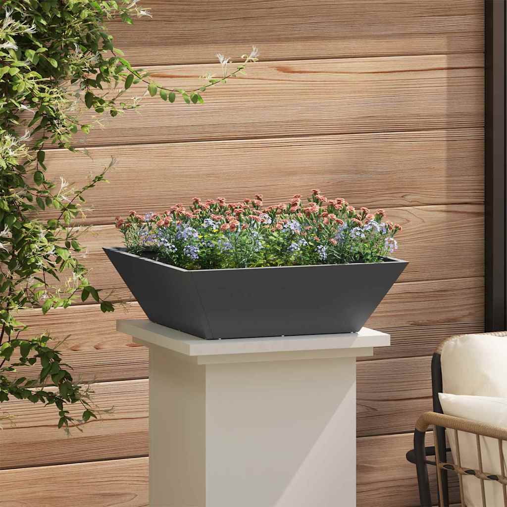 Garten-Pflanzgefäß 5 Stk. Schwarz 50 x 50 x 15 cm