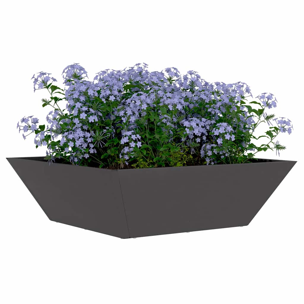 Garten-Pflanzgefäß 5 Stk. Schwarz 50 x 50 x 15 cm