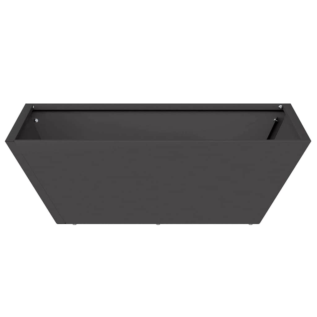 Garten-Pflanzgefäß 5 Stk. Schwarz 50 x 50 x 15 cm
