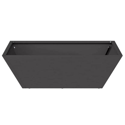 Garten-Pflanzgefäß 5 Stk. Schwarz 50 x 50 x 15 cm