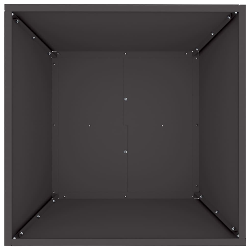 Garten-Pflanzgefäß 5 Stk. Schwarz 50 x 50 x 15 cm