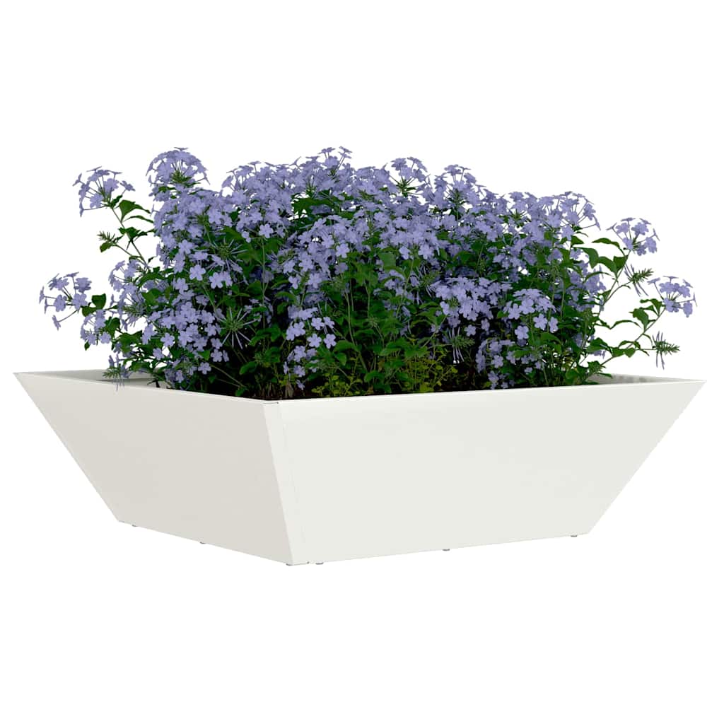Garten-Pflanzgefäß 5 Stk. Weiß 50 x 50 x 15 cm