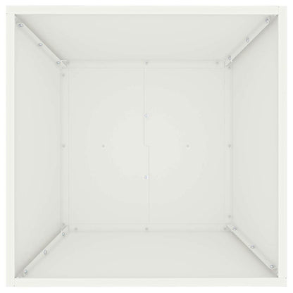 Garten-Pflanzgefäß 5 Stk. Weiß 50 x 50 x 15 cm