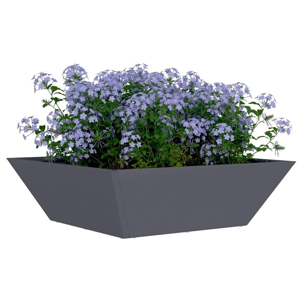 Garten-Pflanzgefäß 5 Stk. Anthrazit 50 x 50 x 15 cm