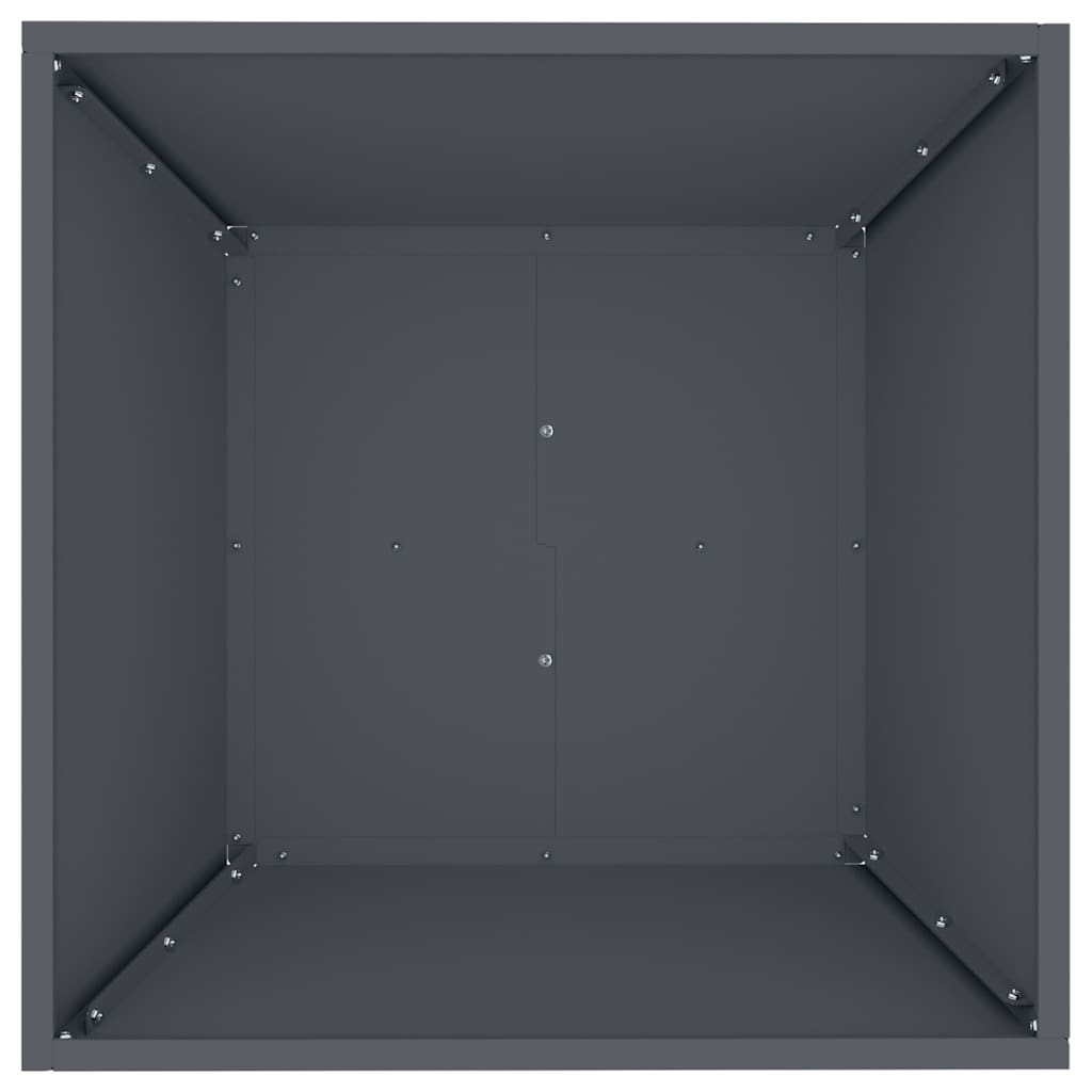 Garten-Pflanzgefäß 5 Stk. Anthrazit 50 x 50 x 15 cm